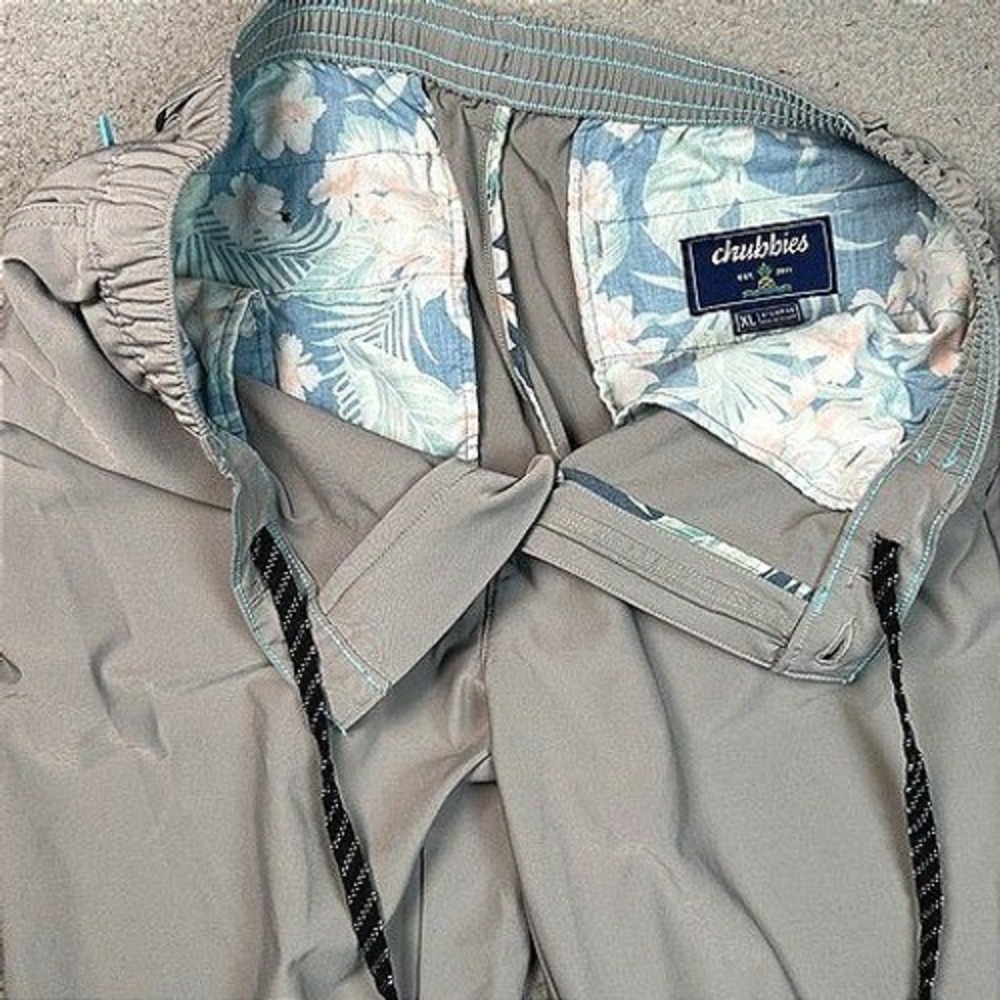 Chubbies Everywear Performance Pants Mens XL 34x29 Gray Stretch Golf Travel - Picture 6 of 16